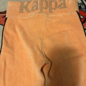 Kappa Orange Sweatpants Relaxed Fit Joggers